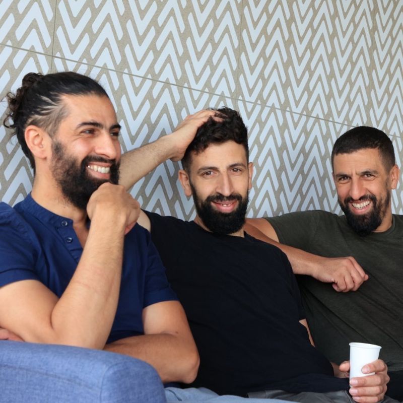 Les 3 fr&egrave;res Bouazzi, fondateurs d'Assya Traiteur