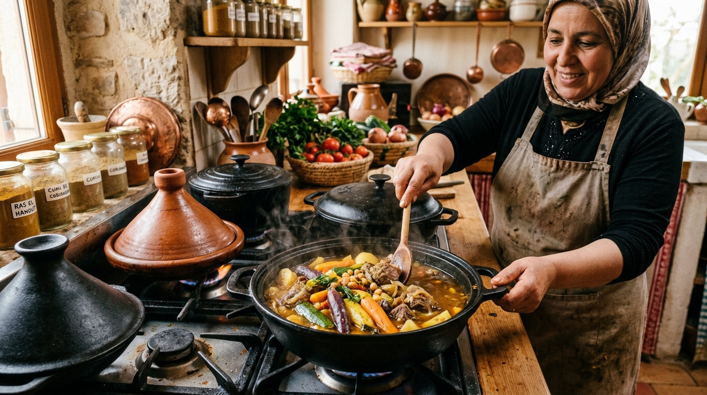 Cuisson lente des tajines