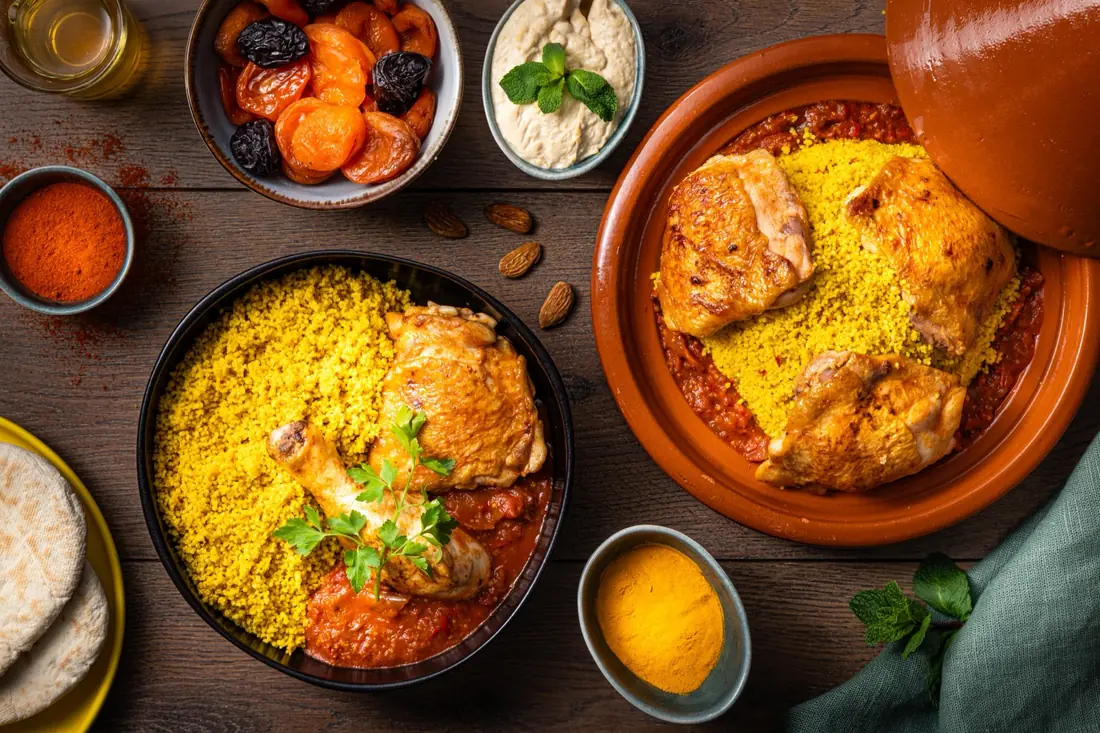 Tajine aux pruneaux et abricots